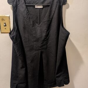 Black Sleeveless Top